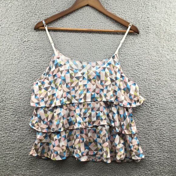 Room Service Ruffled Sleep Tank Top Multi S‎ - Picture 2 of 3